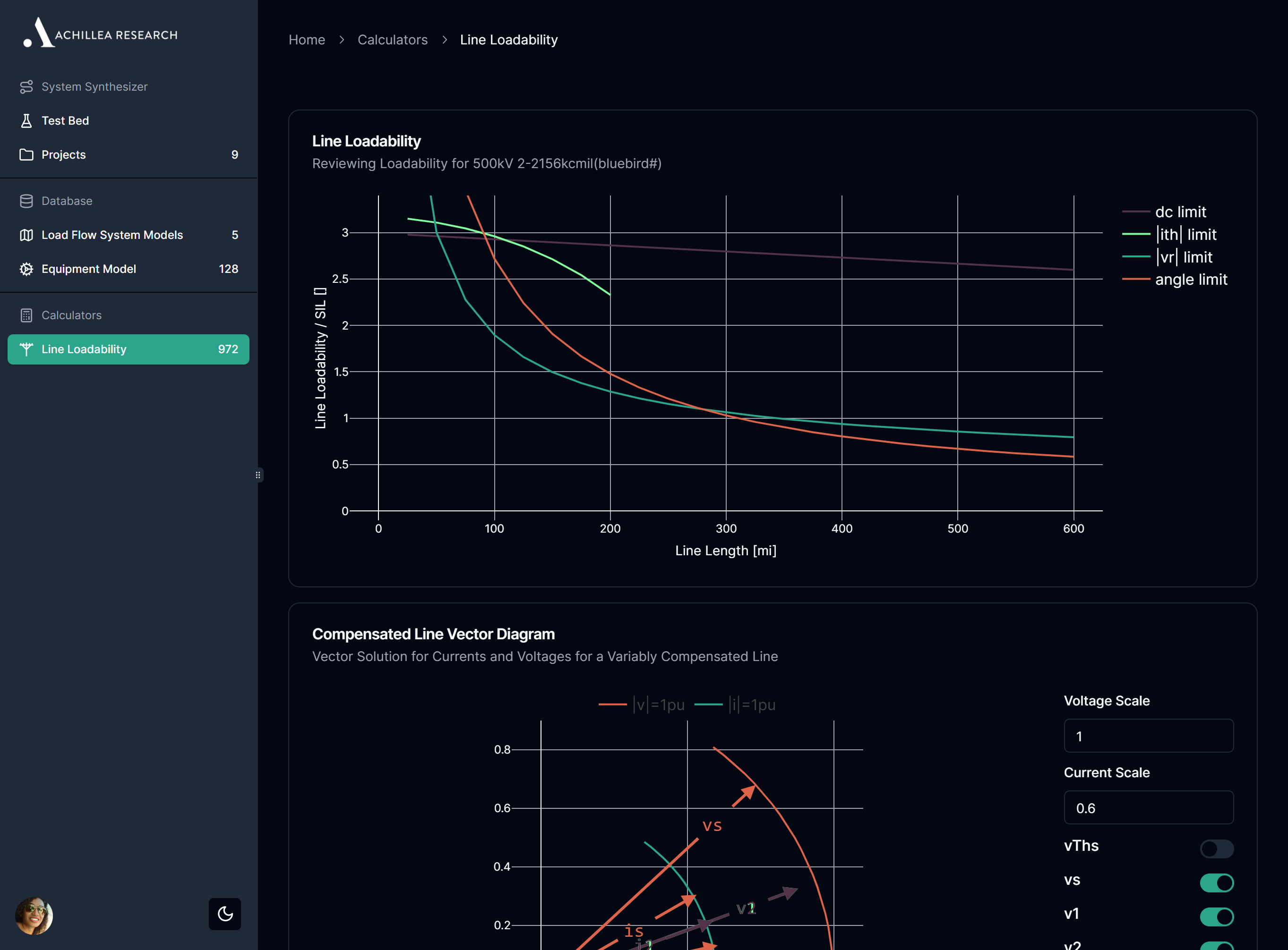 Loadability Calculator Screenshot